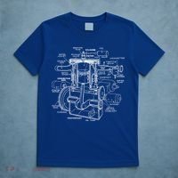 Mechanics Car Engine Pieces Cars Lovers Muscle Cars Gift T-Shirt thumb 5