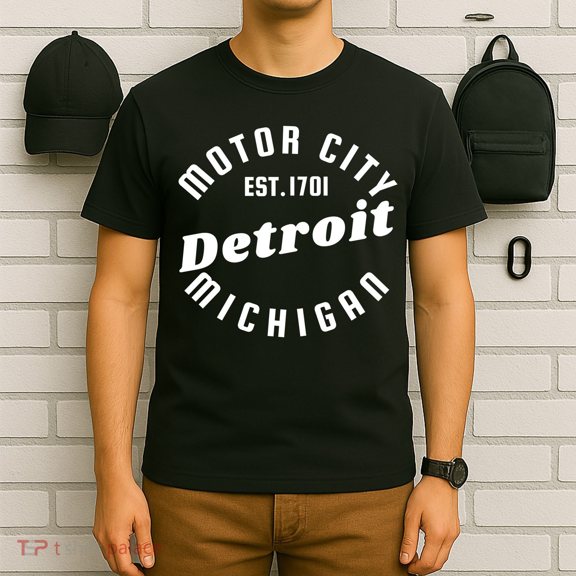 Motor City Est 1701 Detroit Michigan T-Shirt