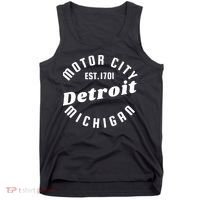 Motor City Est 1701 Detroit Michigan Tank Top thumb 0
