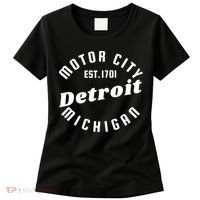 Motor City Est 1701 Detroit Michigan Women's T-Shirt thumb 0