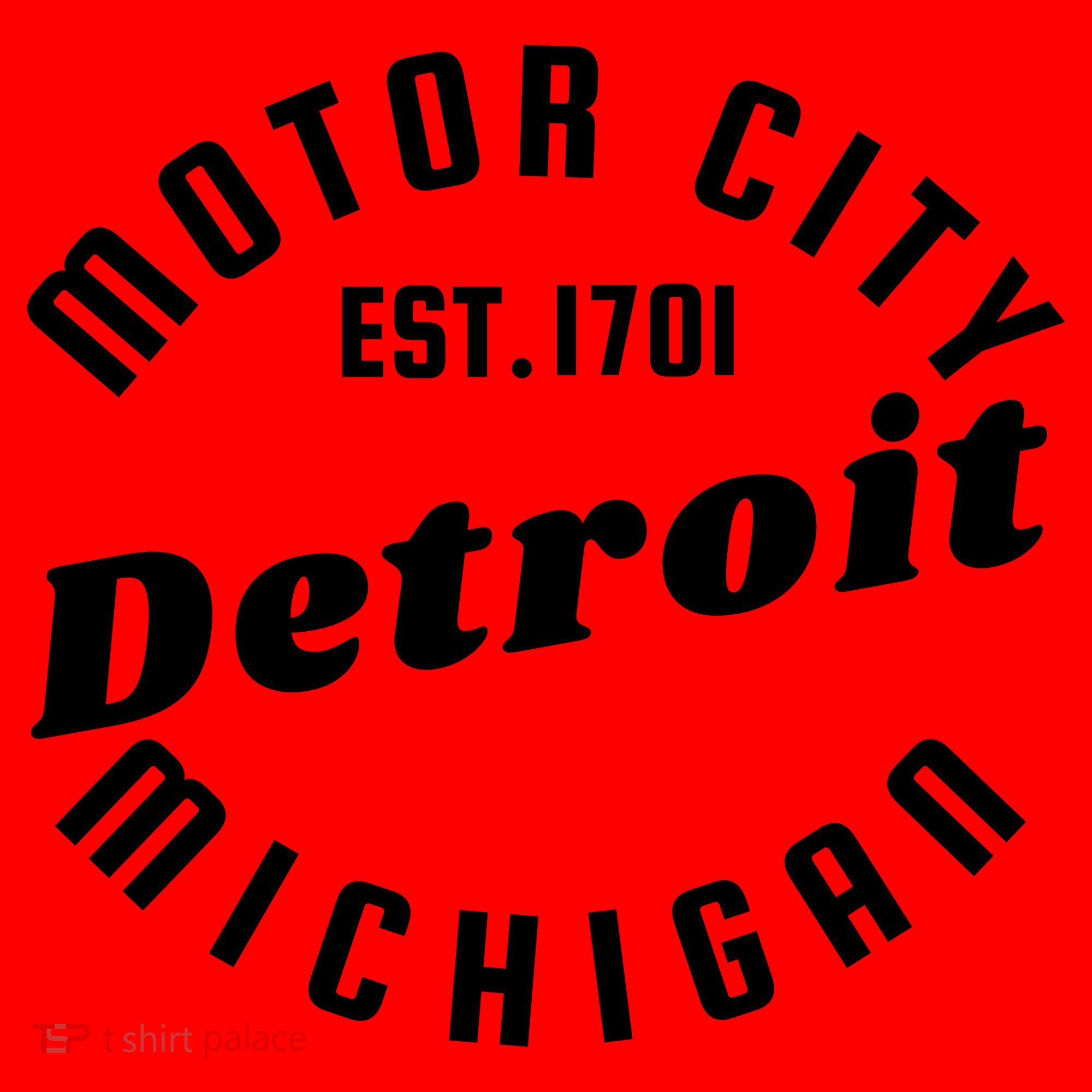 Motor City Est 1701 Detroit Michigan Santa Hat