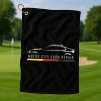 Motor City Euro Repair Golf Towel thumb 1