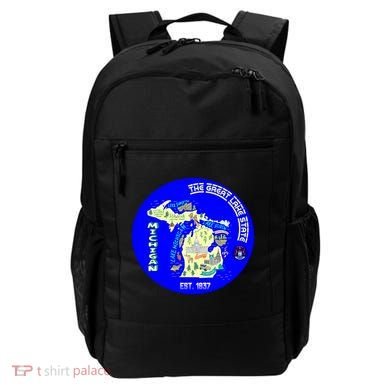 Michigan Circle Emblem The Great Lake State Backpack