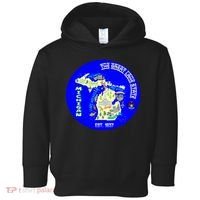 Michigan Circle Emblem The Great Lake State Toddler Hoodie thumb 0