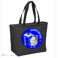 Michigan Circle Emblem The Great Lake State Tote Bag thumb 2
