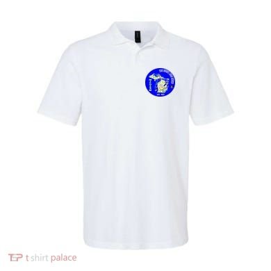 Michigan Circle Emblem The Great Lake State Polo