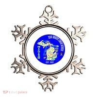 Michigan Circle Emblem The Great Lake State Ornament thumb 0