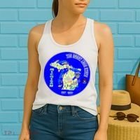 Michigan Circle Emblem The Great Lake State Women's Tank Top thumb 2