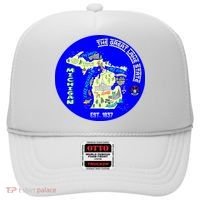 Michigan Circle Emblem The Great Lake State Hat thumb 0