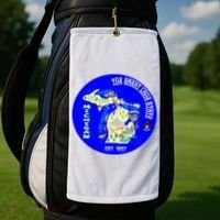 Michigan Circle Emblem The Great Lake State Golf Towel thumb 2