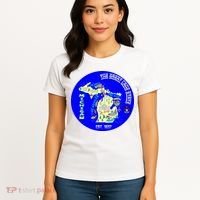 Michigan Circle Emblem The Great Lake State Women's T-Shirt thumb 4