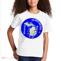 Michigan Circle Emblem The Great Lake State Kids T-Shirt thumb 2