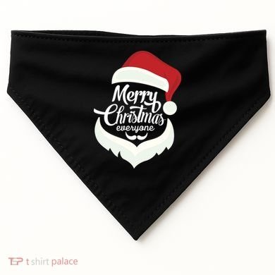 Merry Christmas Everyone USA-Made Doggie Bandana