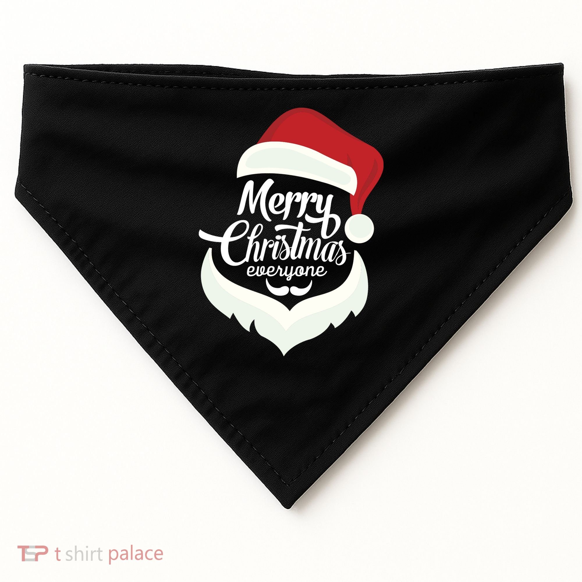 Merry Christmas Everyone USA-Made Doggie Bandana