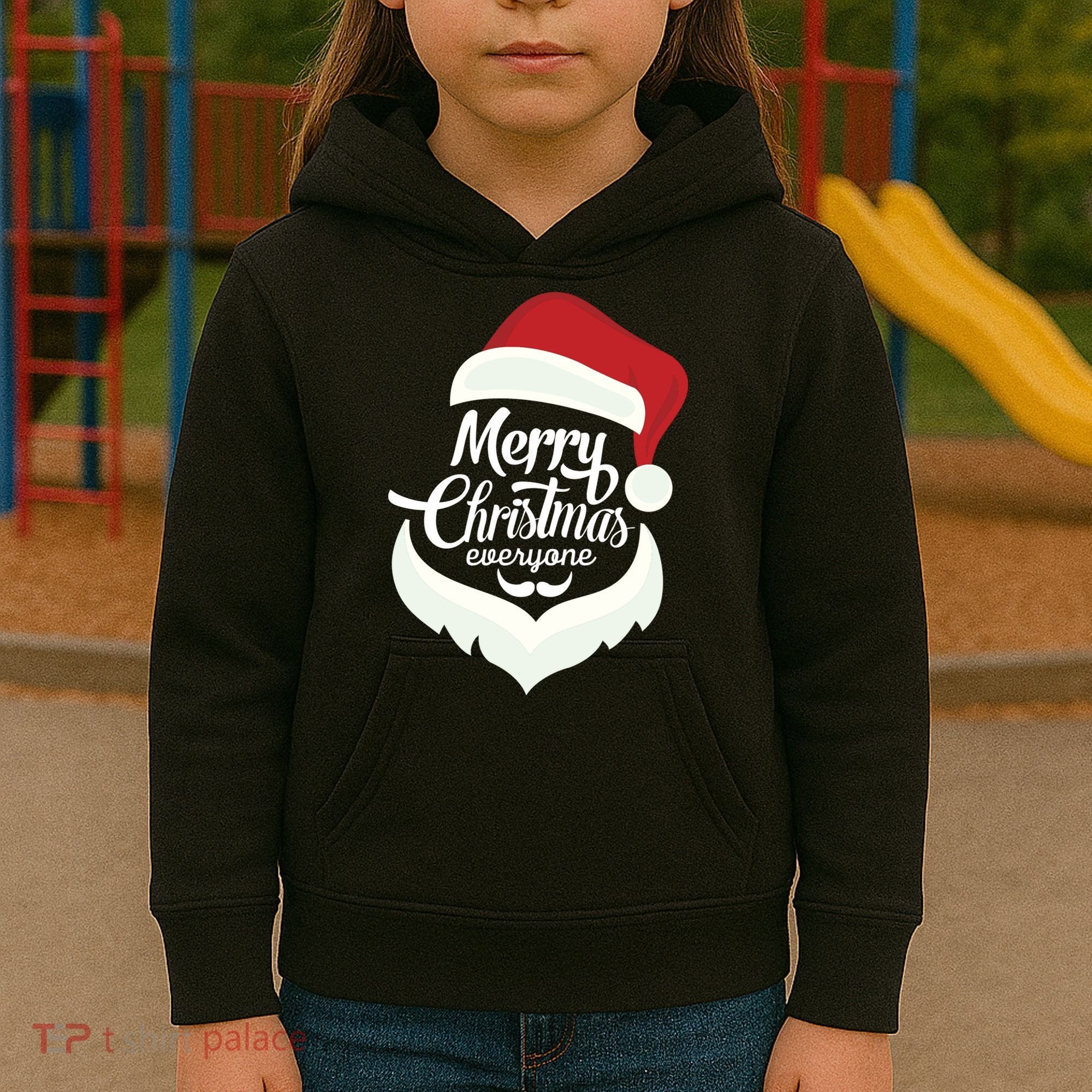 Merry Christmas Everyone Kids Hoodie