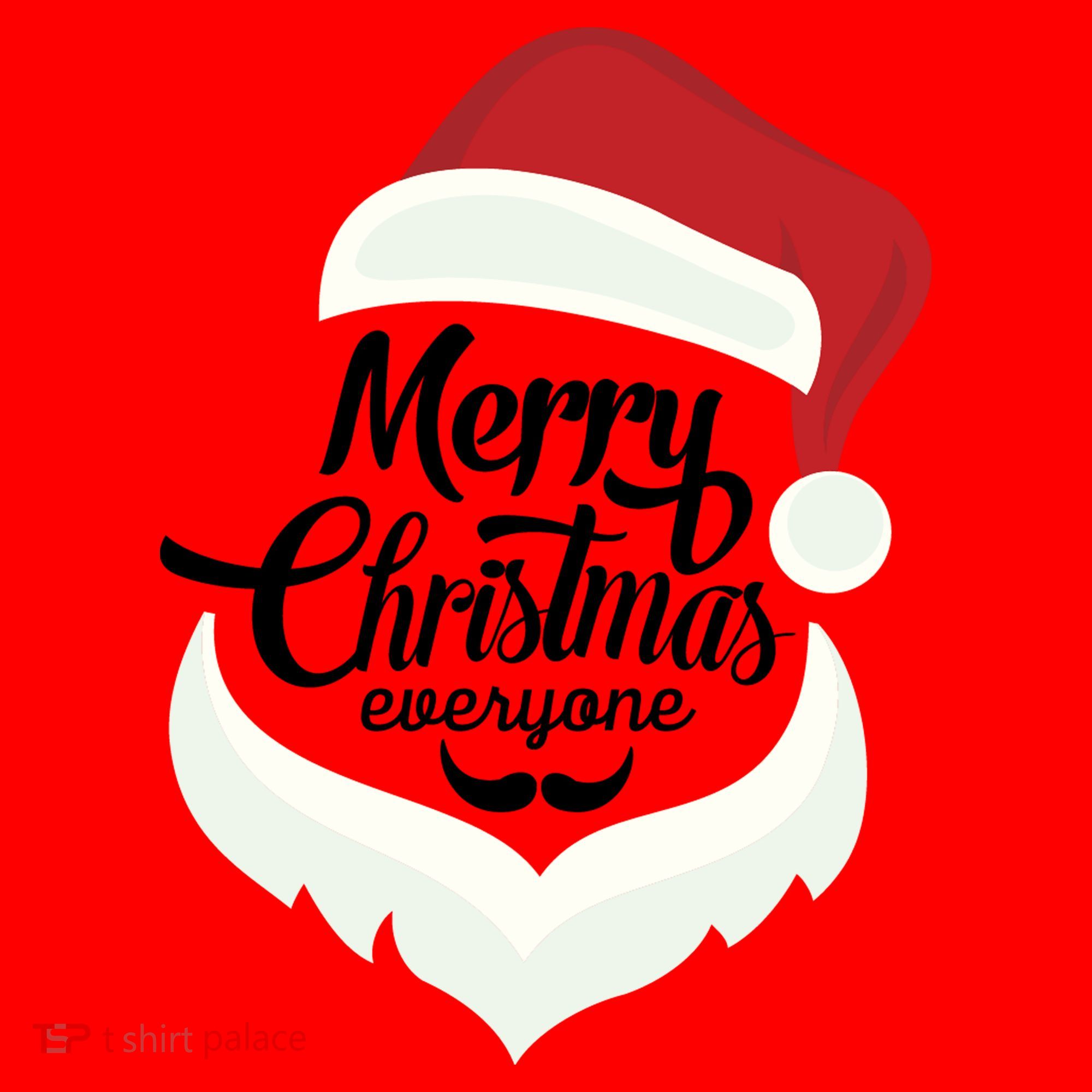 Merry Christmas Everyone Santa Hat