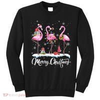 Merry Christmas Flamingo Sweatshirt thumb 0