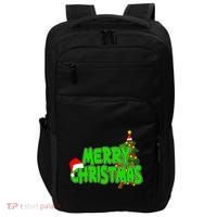 Merry Christmas Festive Holiday Impact Tech Backpack thumb 0