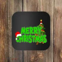 Merry Christmas Festive Holiday Coaster thumb 0