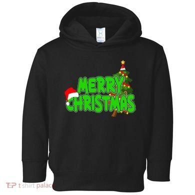 Merry Christmas Festive Holiday Toddler Hoodie