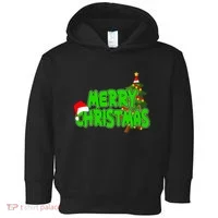 Merry Christmas Festive Holiday Toddler Hoodie thumb 0
