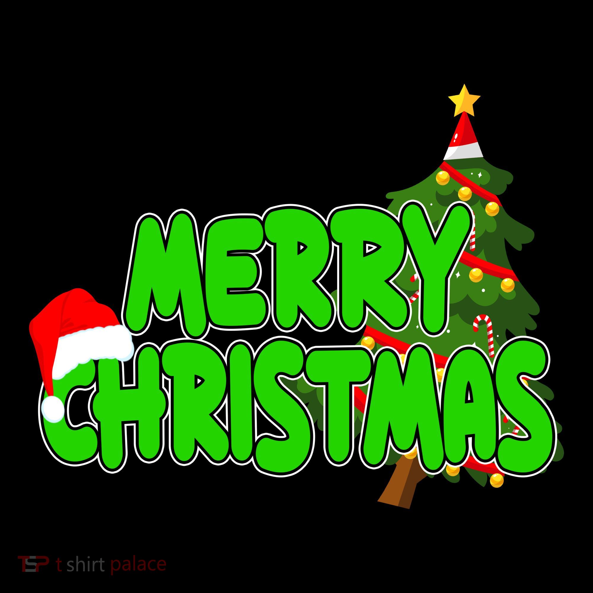 Merry Christmas Festive Holiday Tote Bag