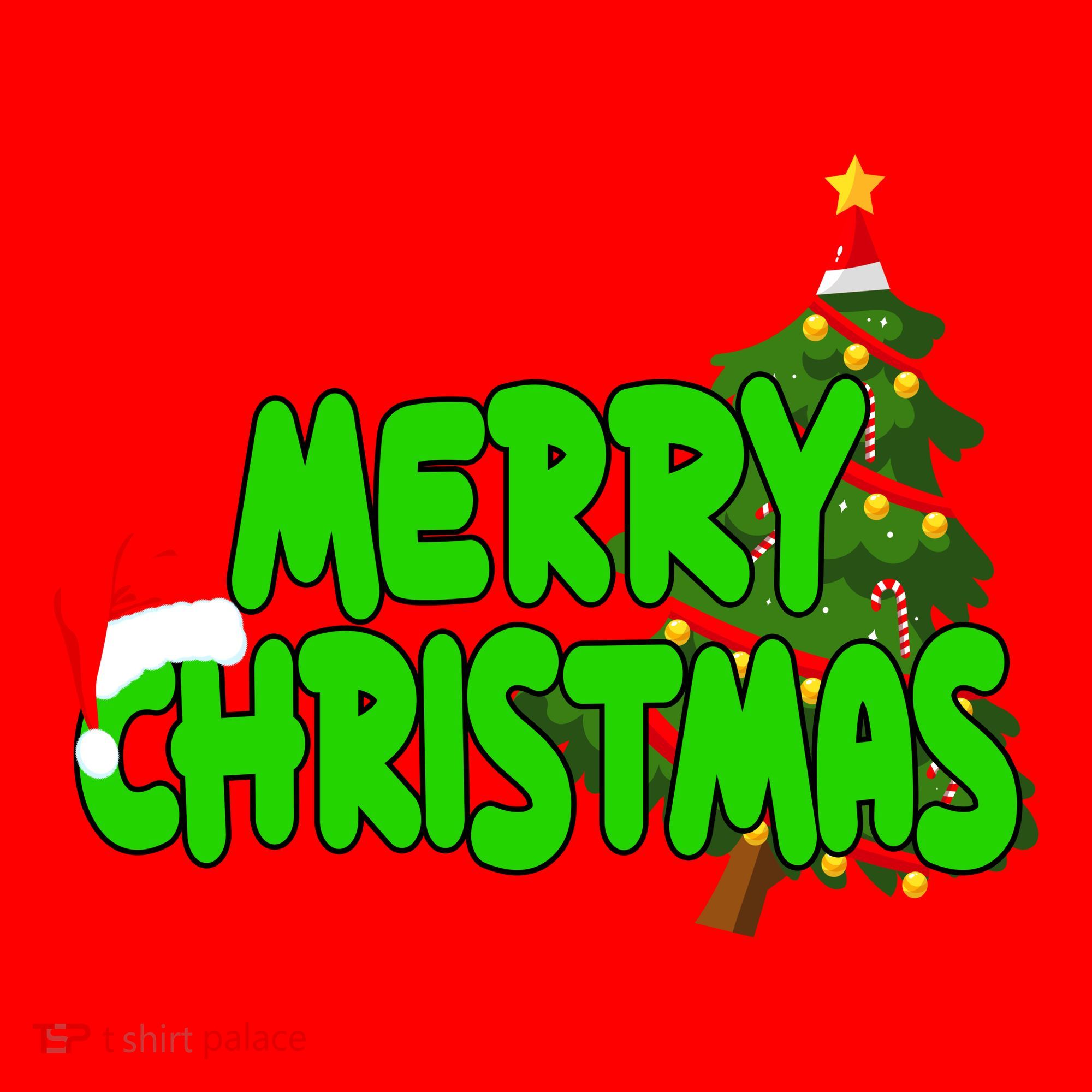 Merry Christmas Festive Holiday Santa Hat