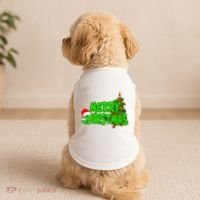 Merry Christmas Festive Holiday Doggie Tank thumb 2