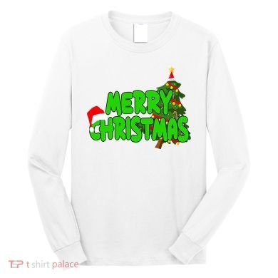 Merry Christmas Festive Holiday Long Sleeve Shirt