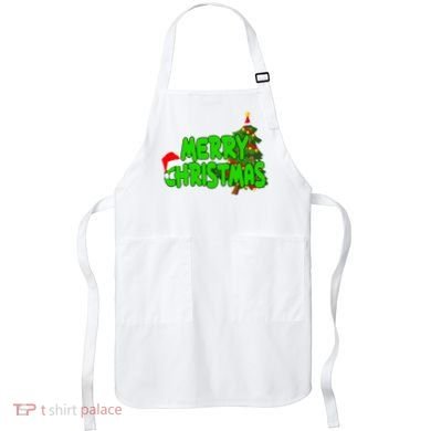 Merry Christmas Festive Holiday Apron