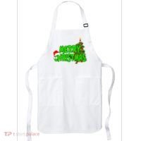 Merry Christmas Festive Holiday Apron thumb 0