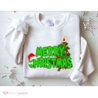 Merry Christmas Festive Holiday Sweatshirt thumb 2