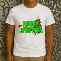Merry Christmas Festive Holiday T-Shirt thumb 3