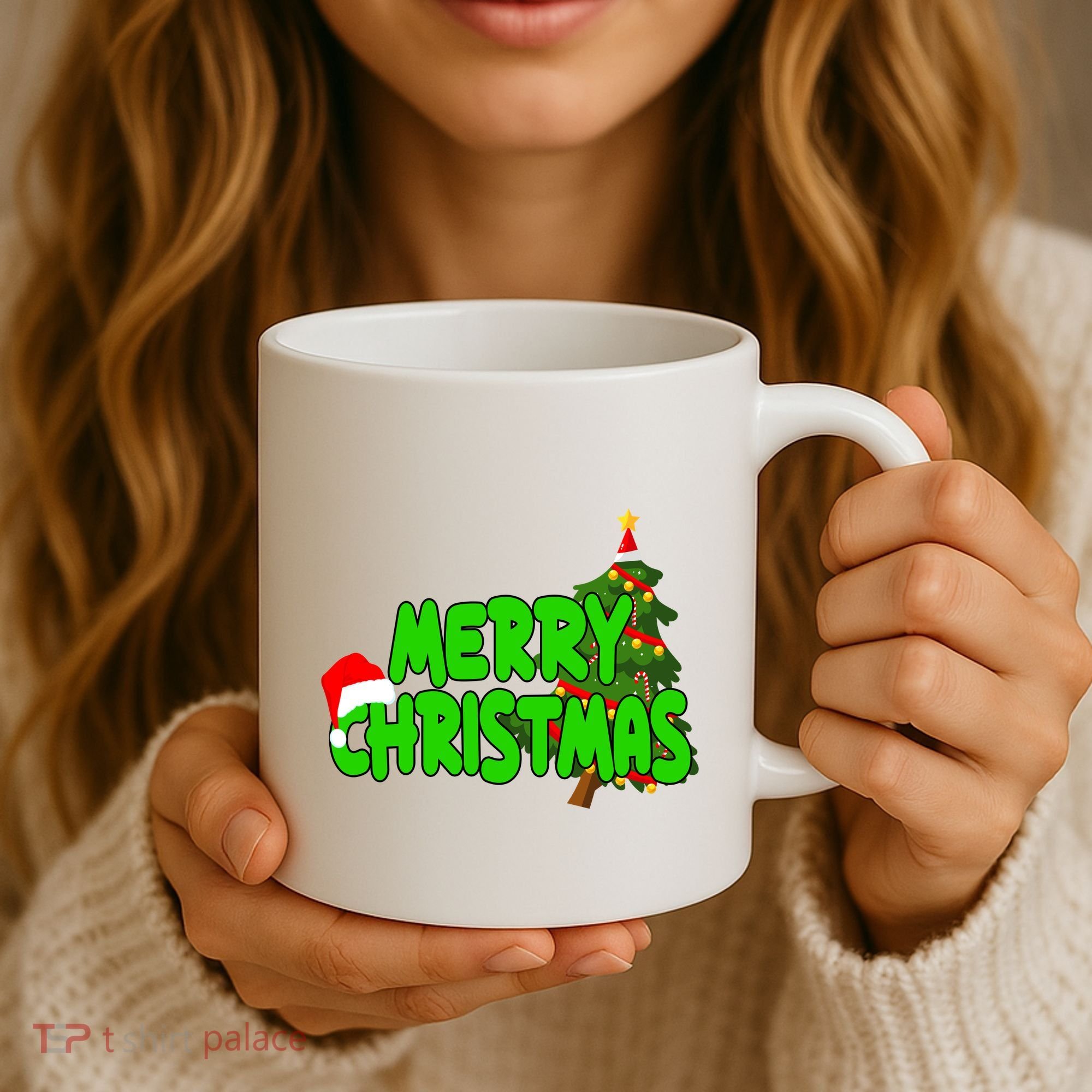 Merry Christmas Festive Holiday Coffee Mug
