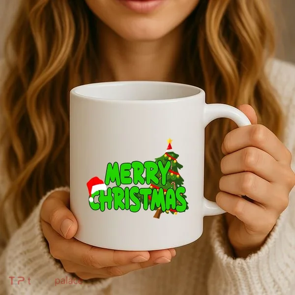 Merry Christmas Festive Holiday Coffee Mug