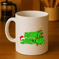 Merry Christmas Festive Holiday Coffee Mug thumb 4