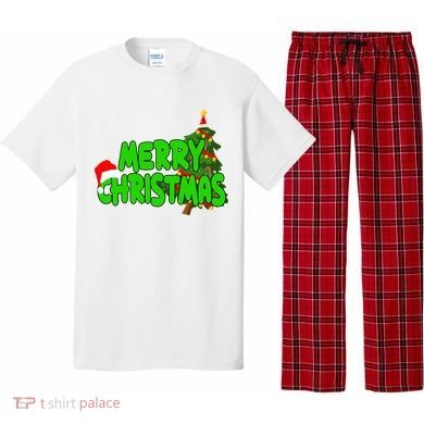 Merry Christmas Festive Holiday Pajama Set