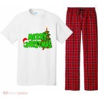 Merry Christmas Festive Holiday Pajama Set thumb 0