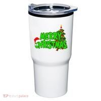 Merry Christmas Festive Holiday Tumbler thumb 0