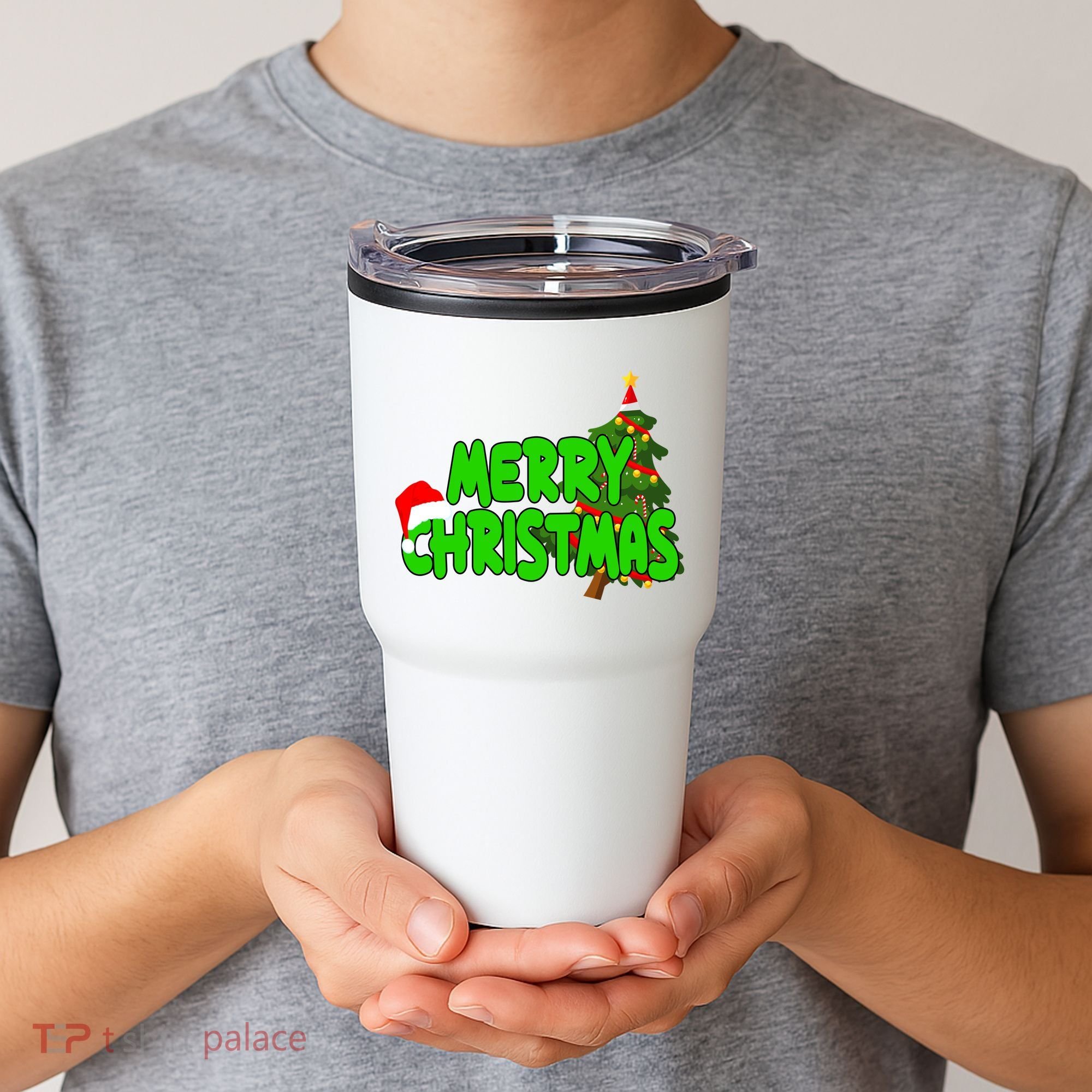 Merry Christmas Festive Holiday Tumbler