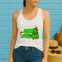 Merry Christmas Festive Holiday Women's Tank Top thumb 2