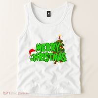 Merry Christmas Festive Holiday Tank Top thumb 2