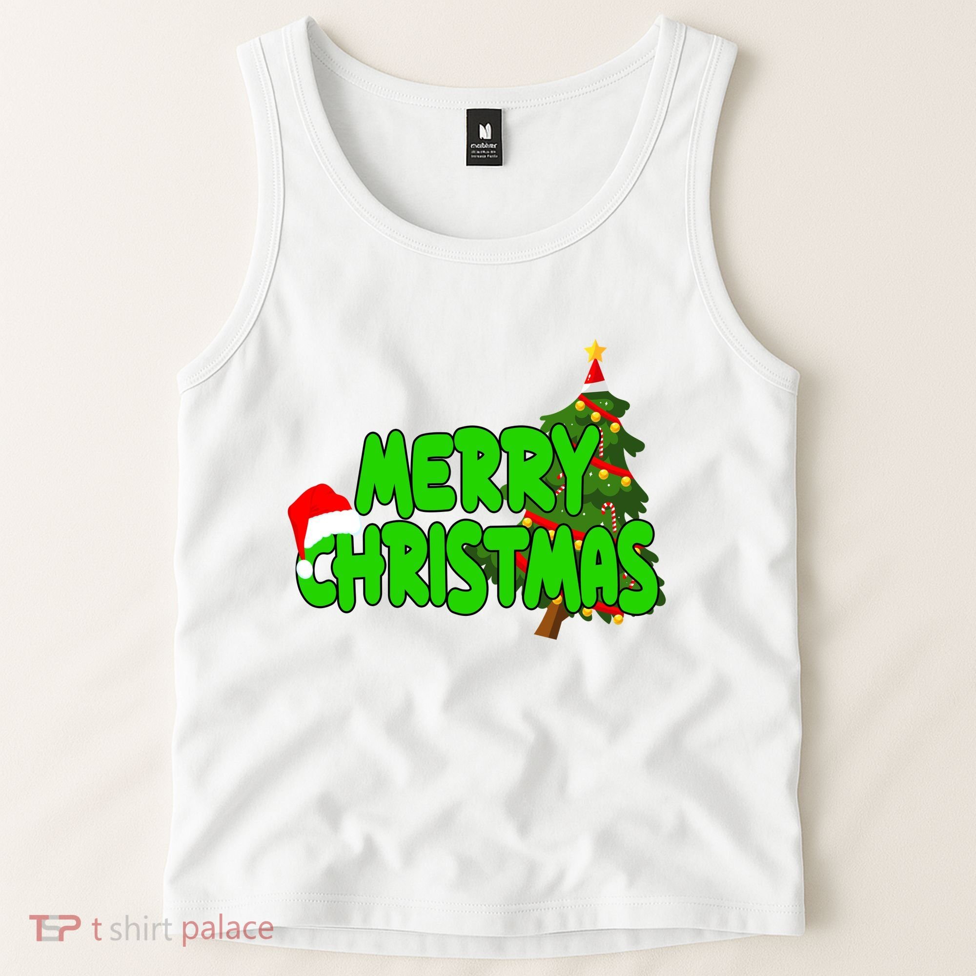 Merry Christmas Festive Holiday Tank Top