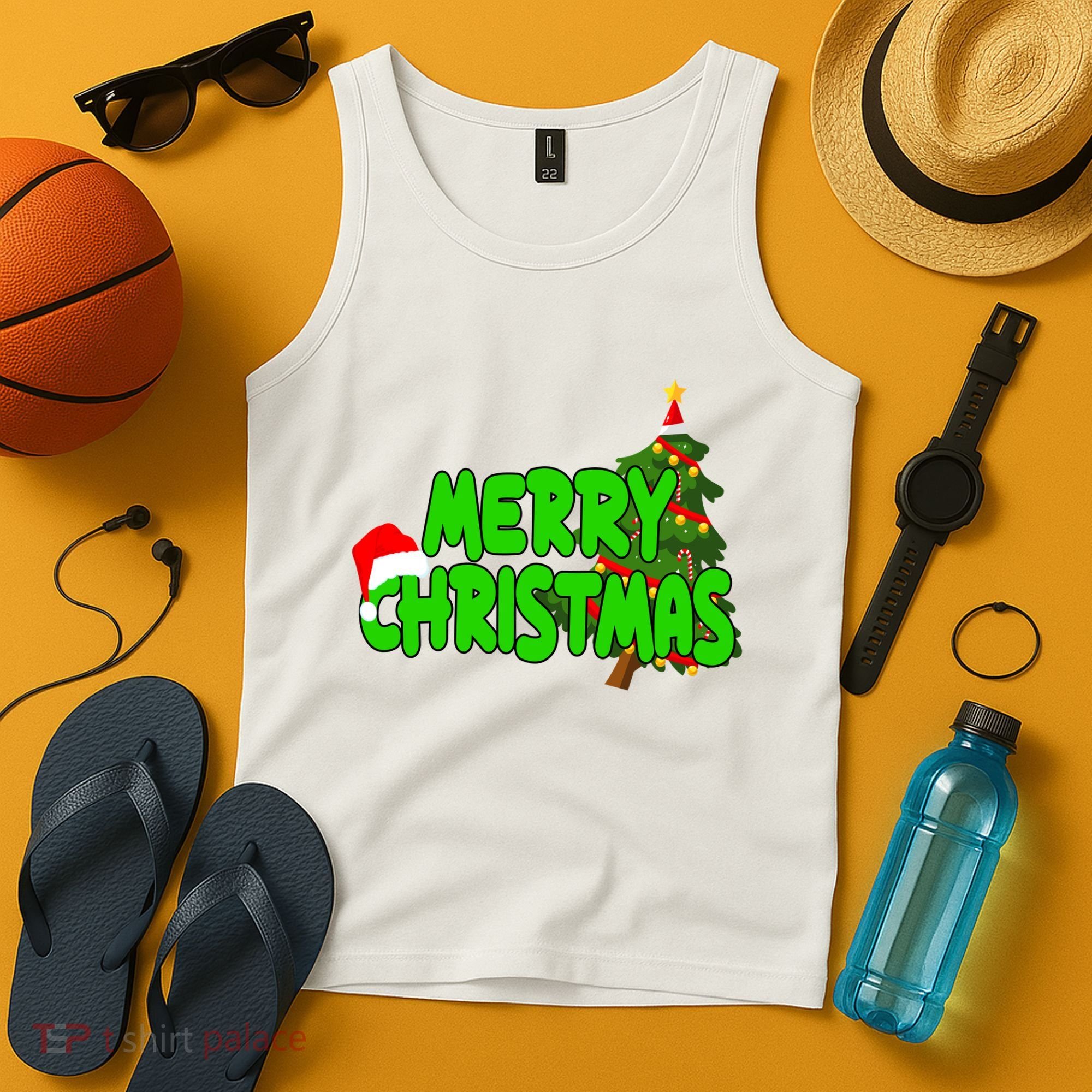 Merry Christmas Festive Holiday Tank Top