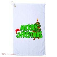 Merry Christmas Festive Holiday Golf Towel thumb 0