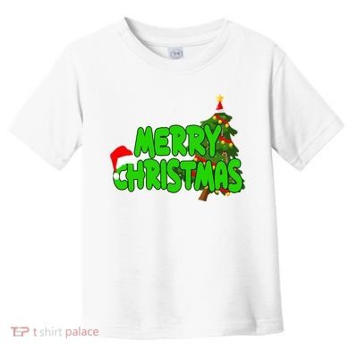 Merry Christmas Festive Holiday Toddler T-Shirt