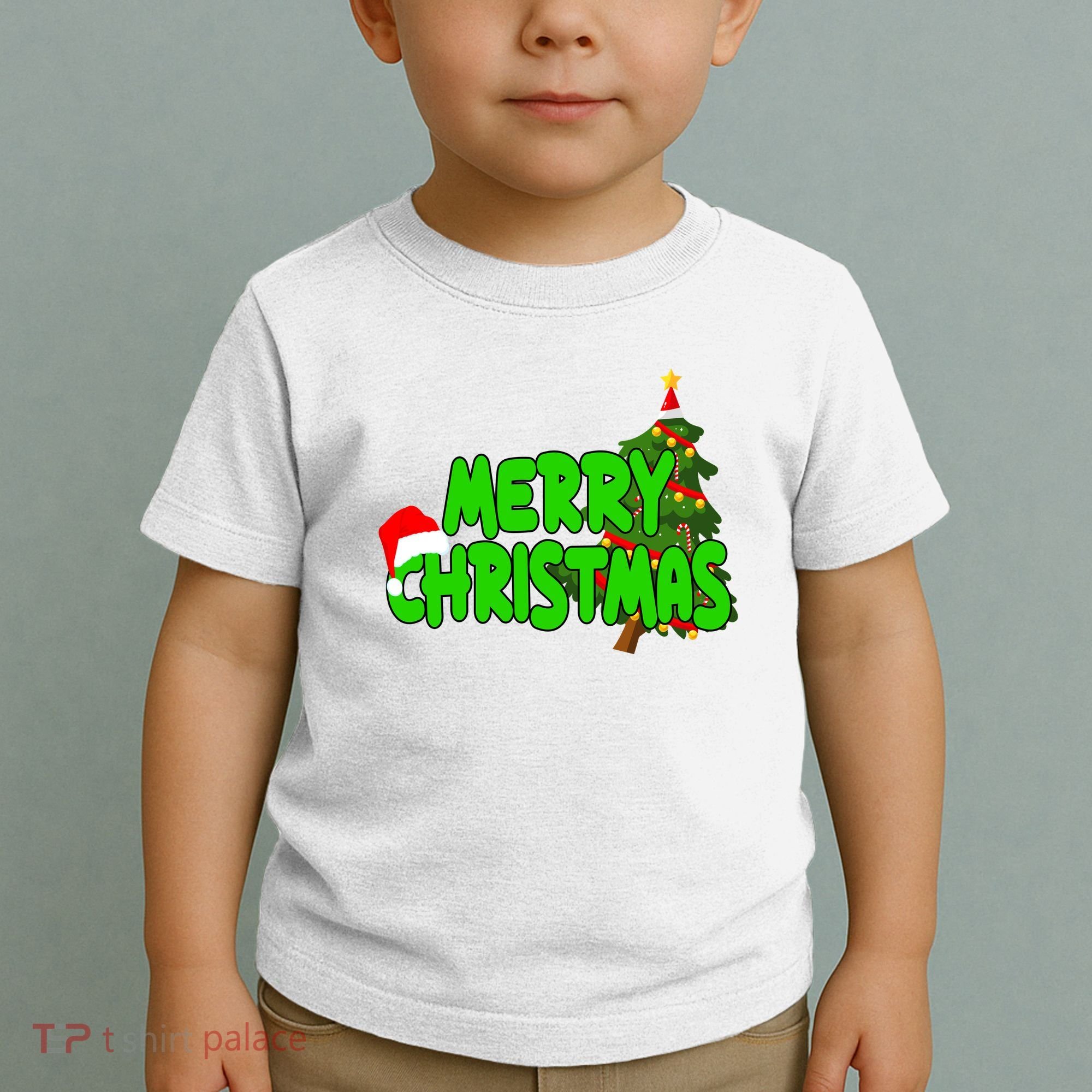 Merry Christmas Festive Holiday Toddler T-Shirt