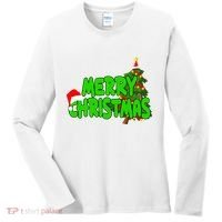 Merry Christmas Festive Holiday Women's Long Sleeve Shirt thumb 0