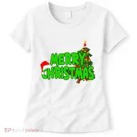 Merry Christmas Festive Holiday Women's T-Shirt thumb 0