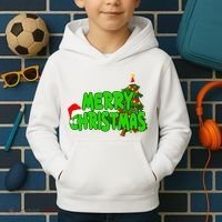 Merry Christmas Festive Holiday Kids Hoodie thumb 2